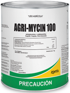AGRI-MYCIN 100 Estreptomicina 18.75% + Oxitetraciclina 2% 1 kg
