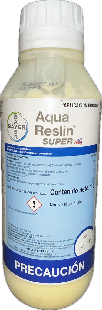 AQUA RESLIN SUPER Permetrina 10.11% + Esbioaletrina 0.14% 1 L