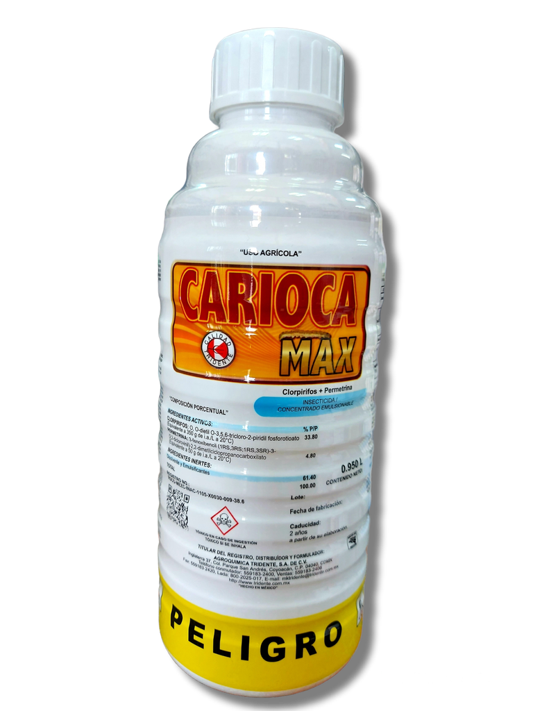 CARIOCA MAX Clorpirifos etil 33.80% + Permetrina 4.80% 950 ml