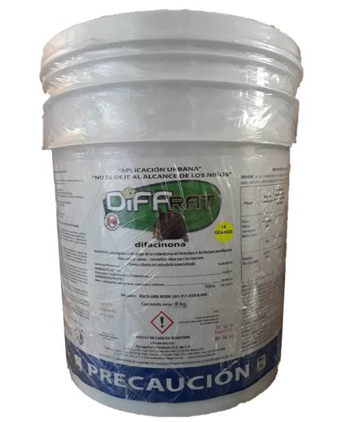 DIFARAT Difacinona 0.005% 14 g de 8 kg