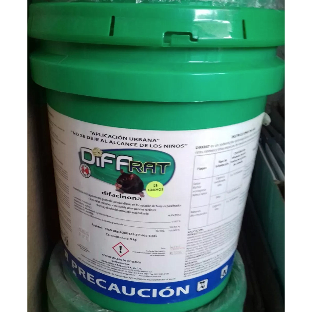 DIFARAT Difacinona 0.005% 28 g de 8 kg