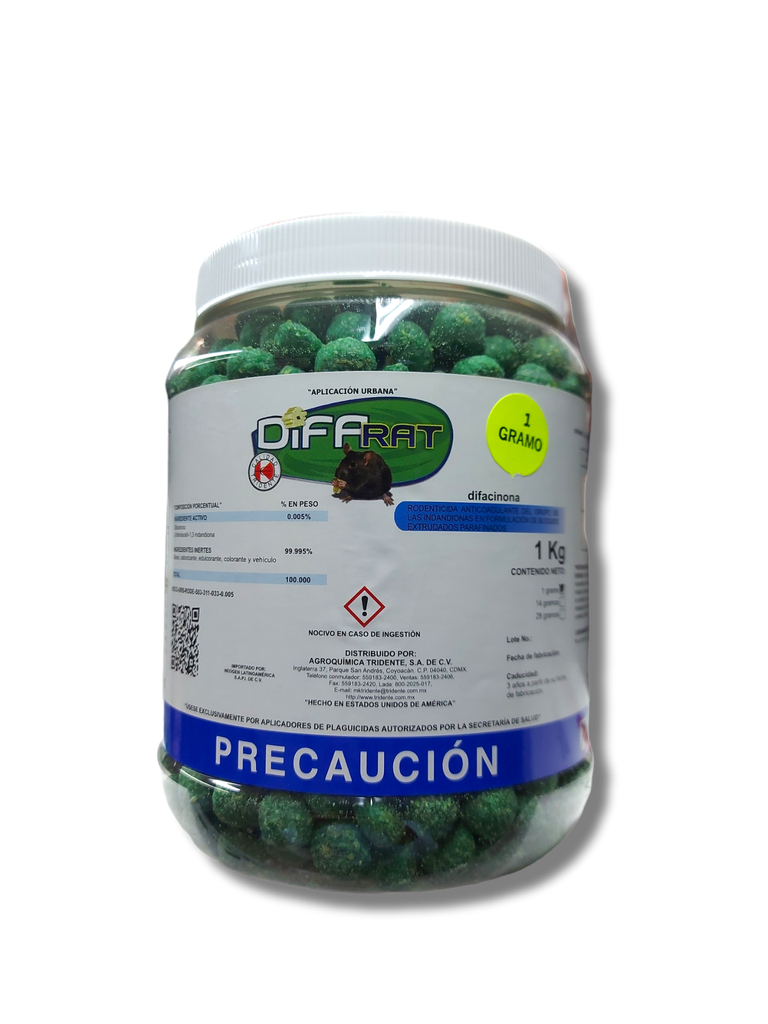 DIFARAT Difacinona 0.005% canicas 1 kg