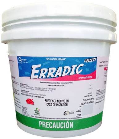 ERRADIC PACK Bromadiolona 0.005%  4 kg