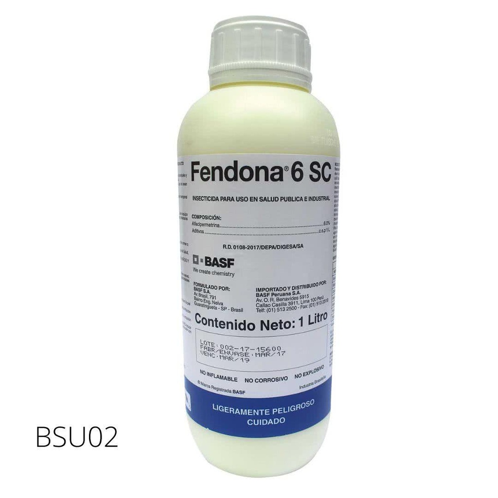 FENDONA 6 SC Alfacipermetrina 5.83% 1 L.