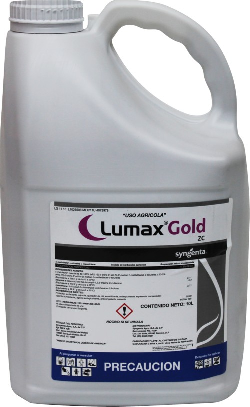 LUMAX GOLD S-Metolaclor 29.40% 10 L