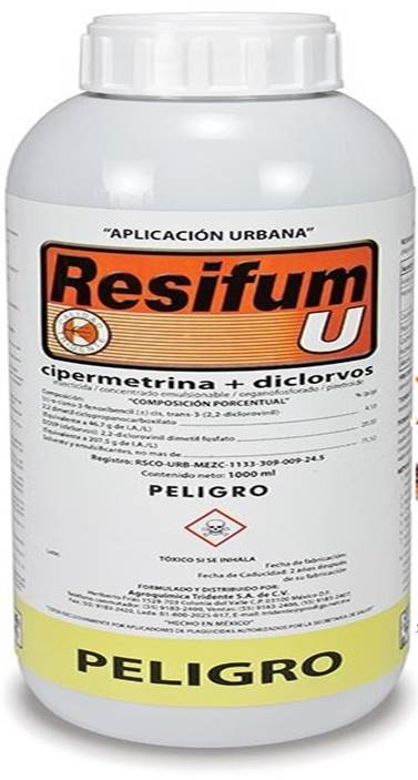 RESIFUM U Cipermetrina 4.50% + Diclorvos 20% 1 L