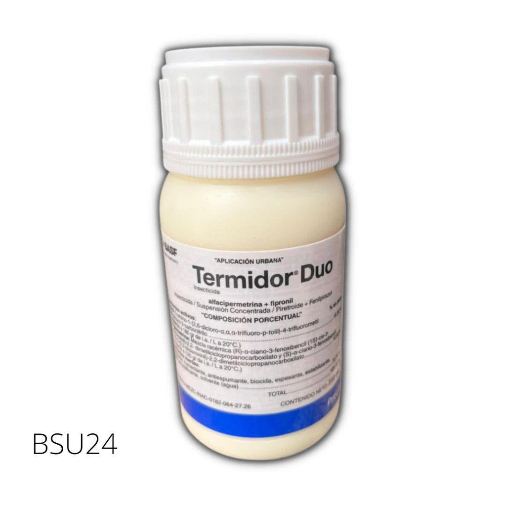 TERMIDOR DUO Alfacipermetrina 16.36% + Fipronil 10.90% 250 ml