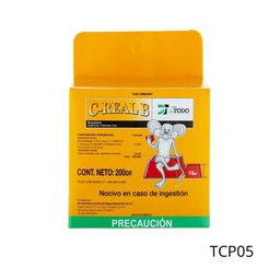 [TCP05] C-REAL B PARAFINADO BLOCK 10 g Bromadiolona 200 g