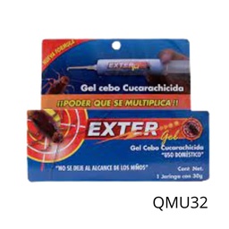 [QMU32] EXTERGEL CUCARACHAS Abamectina 0.005% 30 g