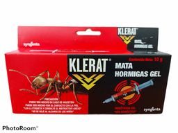 [SYU18] KLERAT Mata Hormigas Insecticida Gel Uso Doméstico Jeringa 10 grs Tiametoxam .01%