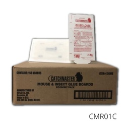 [CMR01C] Caja de trampas de pegamento para roedores e insectos 150-MB Catchmaster 17x9 150 pzas